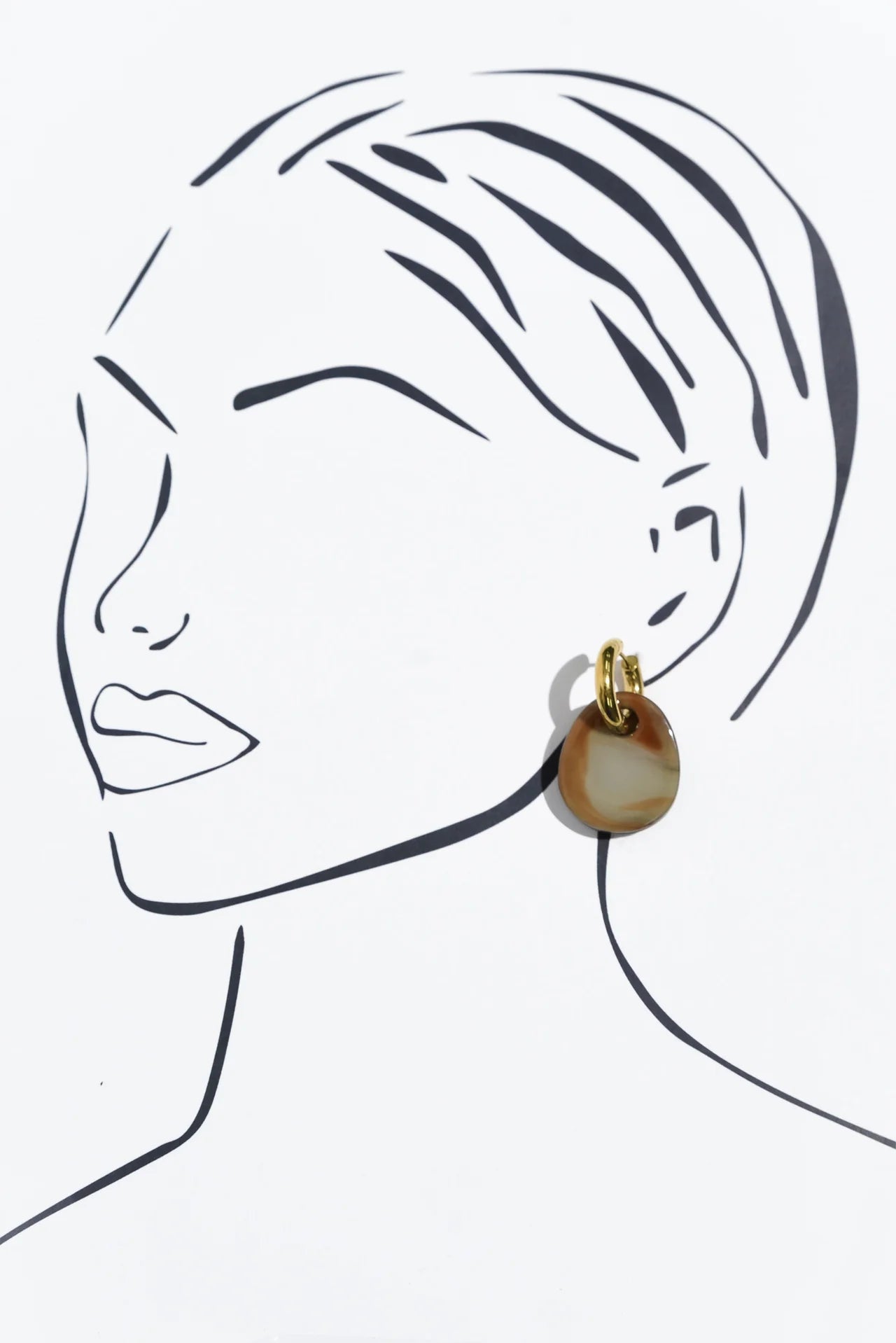 Blue Scarab Earrings E440550