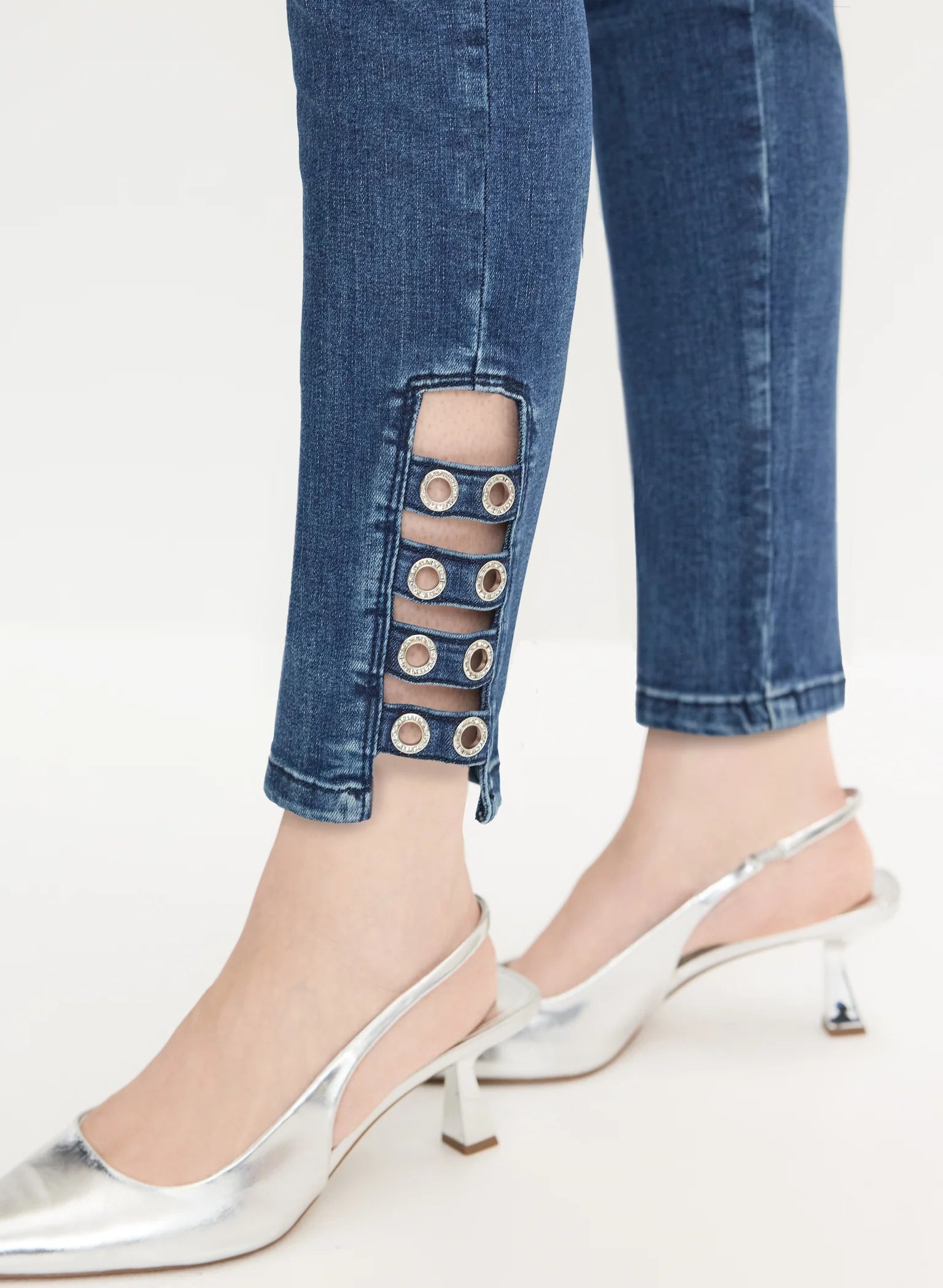 Joseph Ribkoff Eyelet Jeans 9010332
