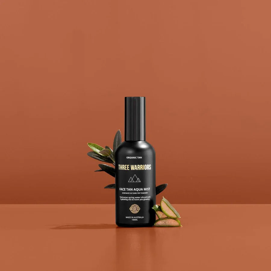 THREE WARRIORS Face Tan Aqua Mist