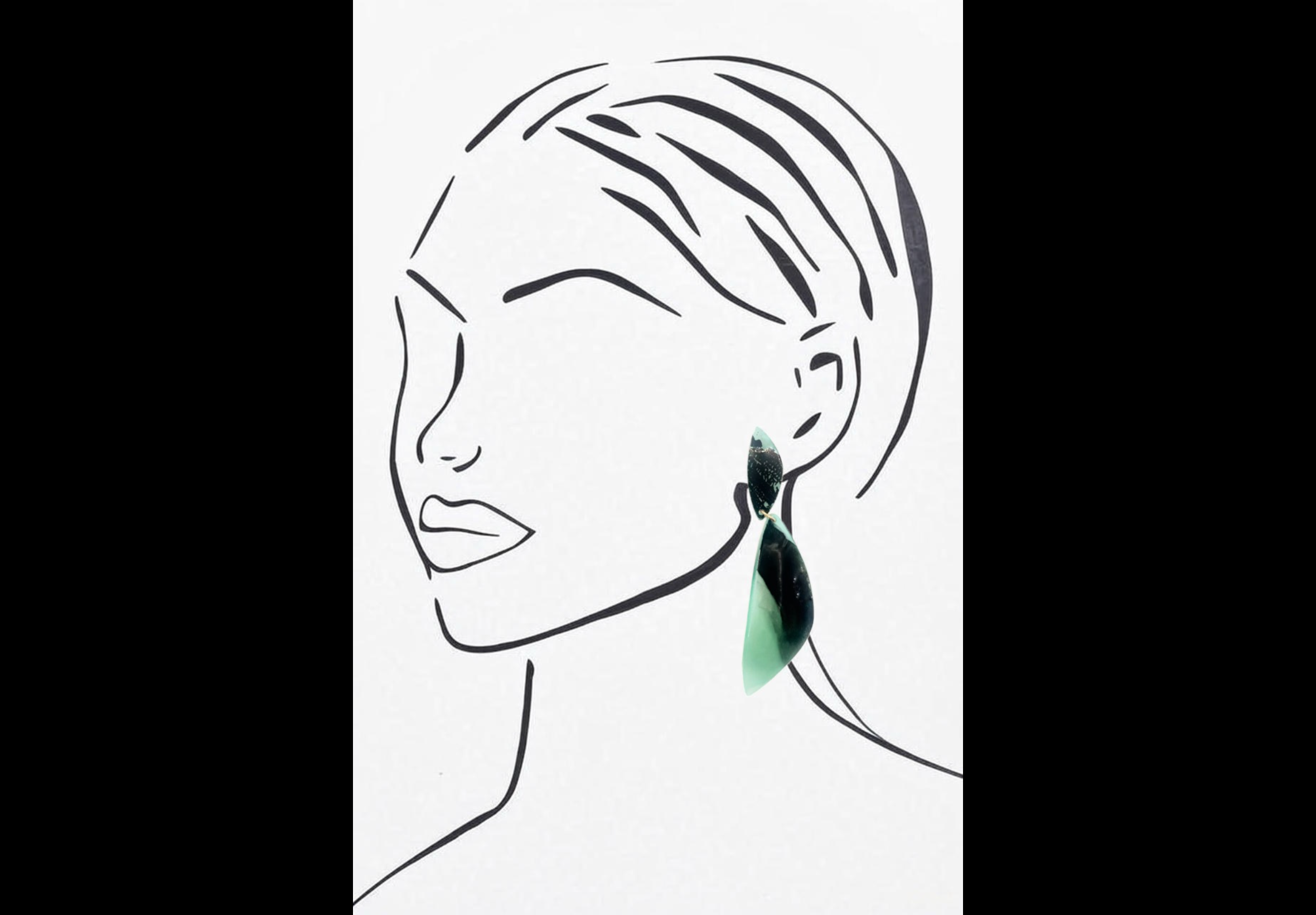 Blue Scarab Earrings BS184