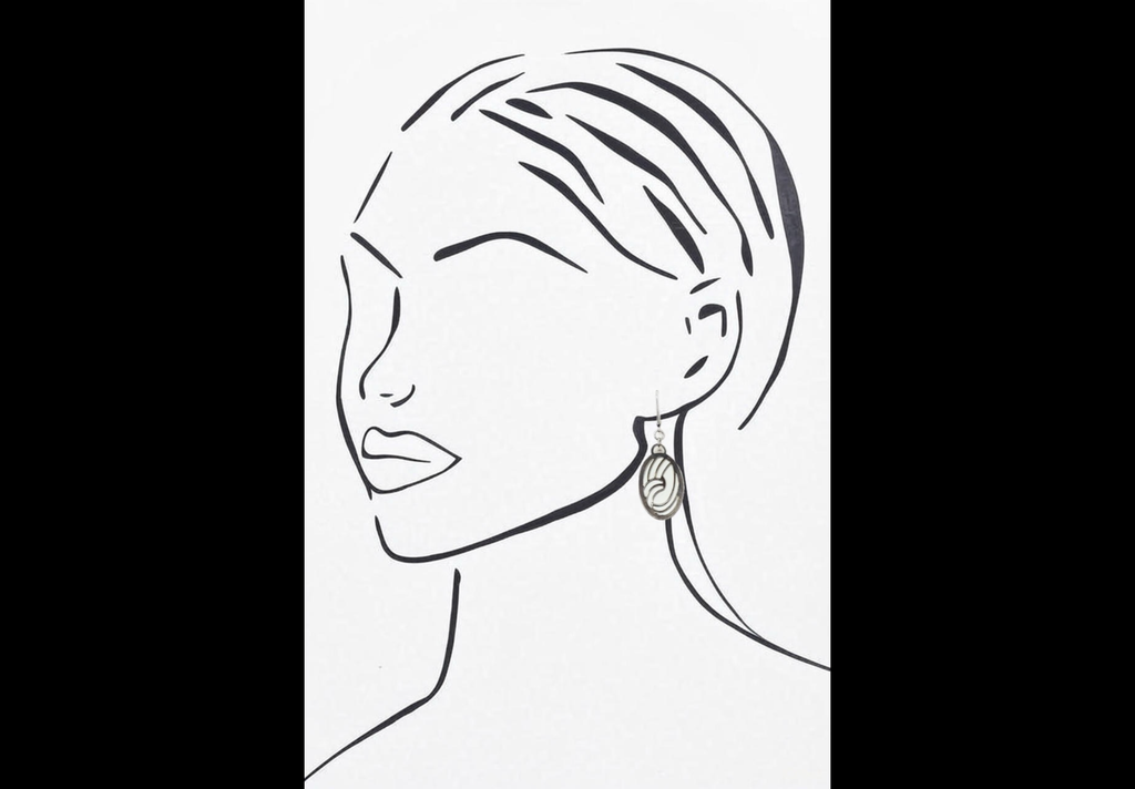 Blue Scarab Earrings E250233