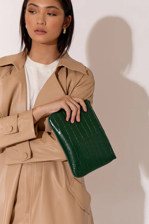 Adorne Francesca Croc Pouch AVD1684