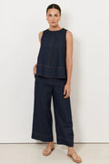 Adorne Dillon A Line Denim Top AJD2176