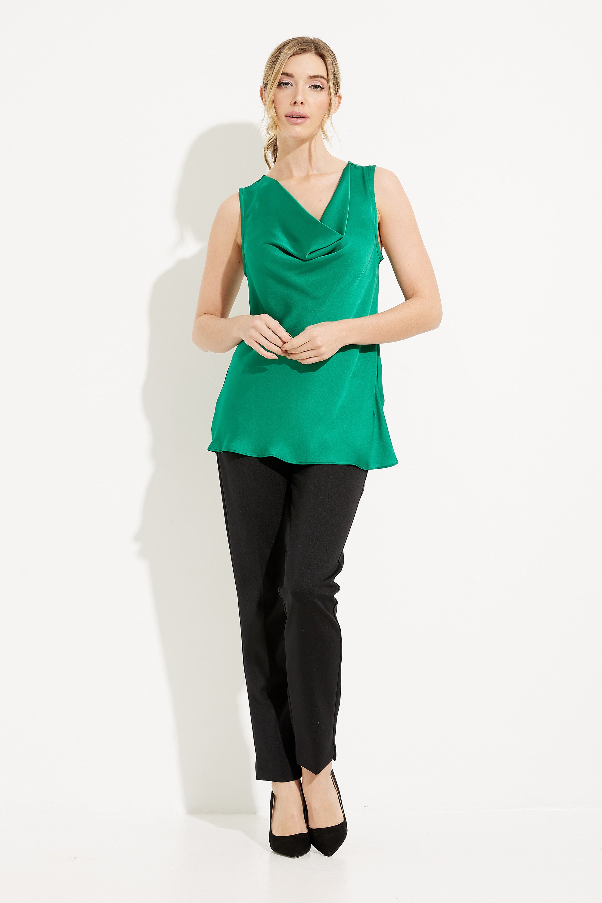 Joseph Ribkoff Chic Sleeveless Cowl Neck 233048