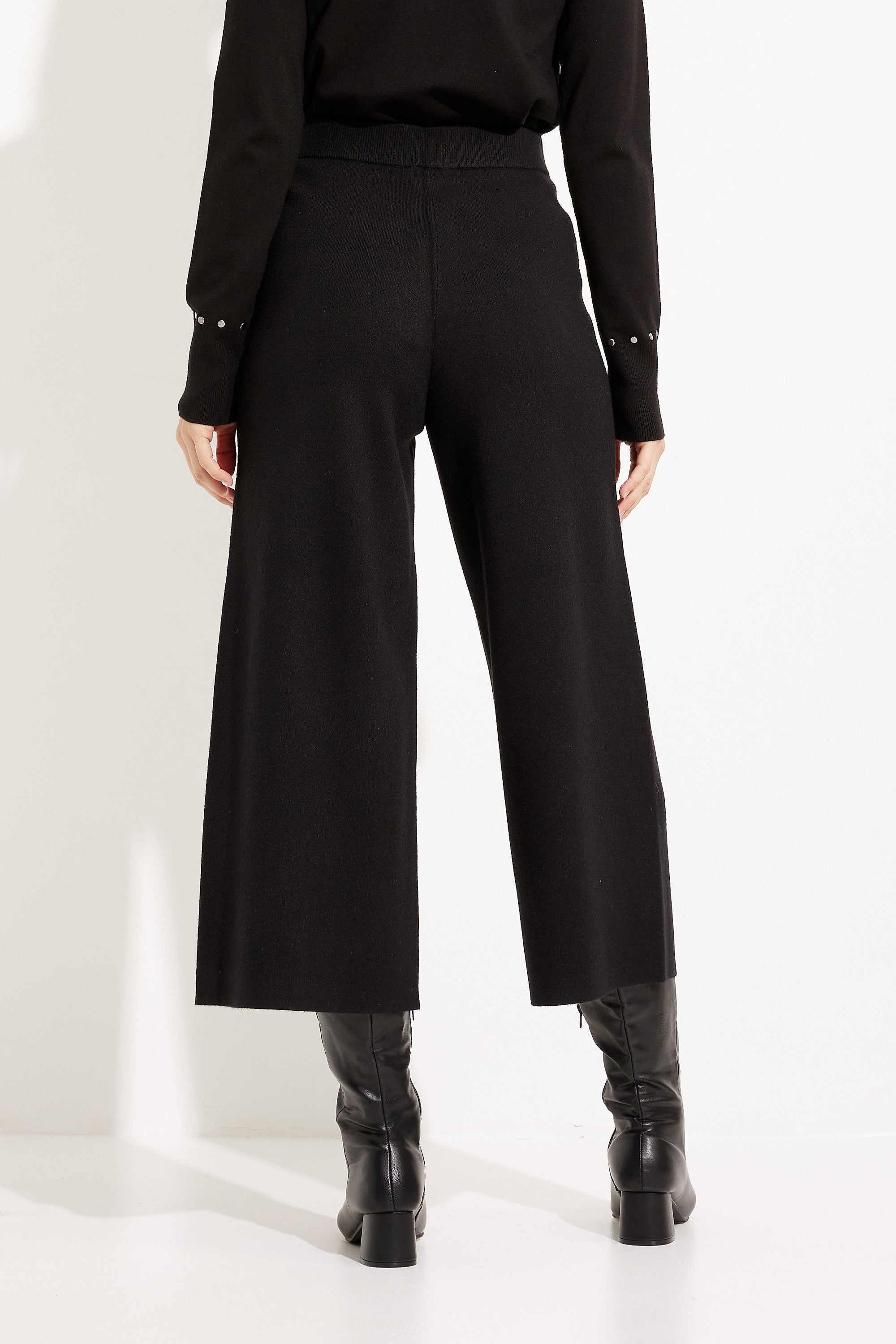 Joseph Ribkoff Cropped Drawstring Wide-leg Trousers 233908