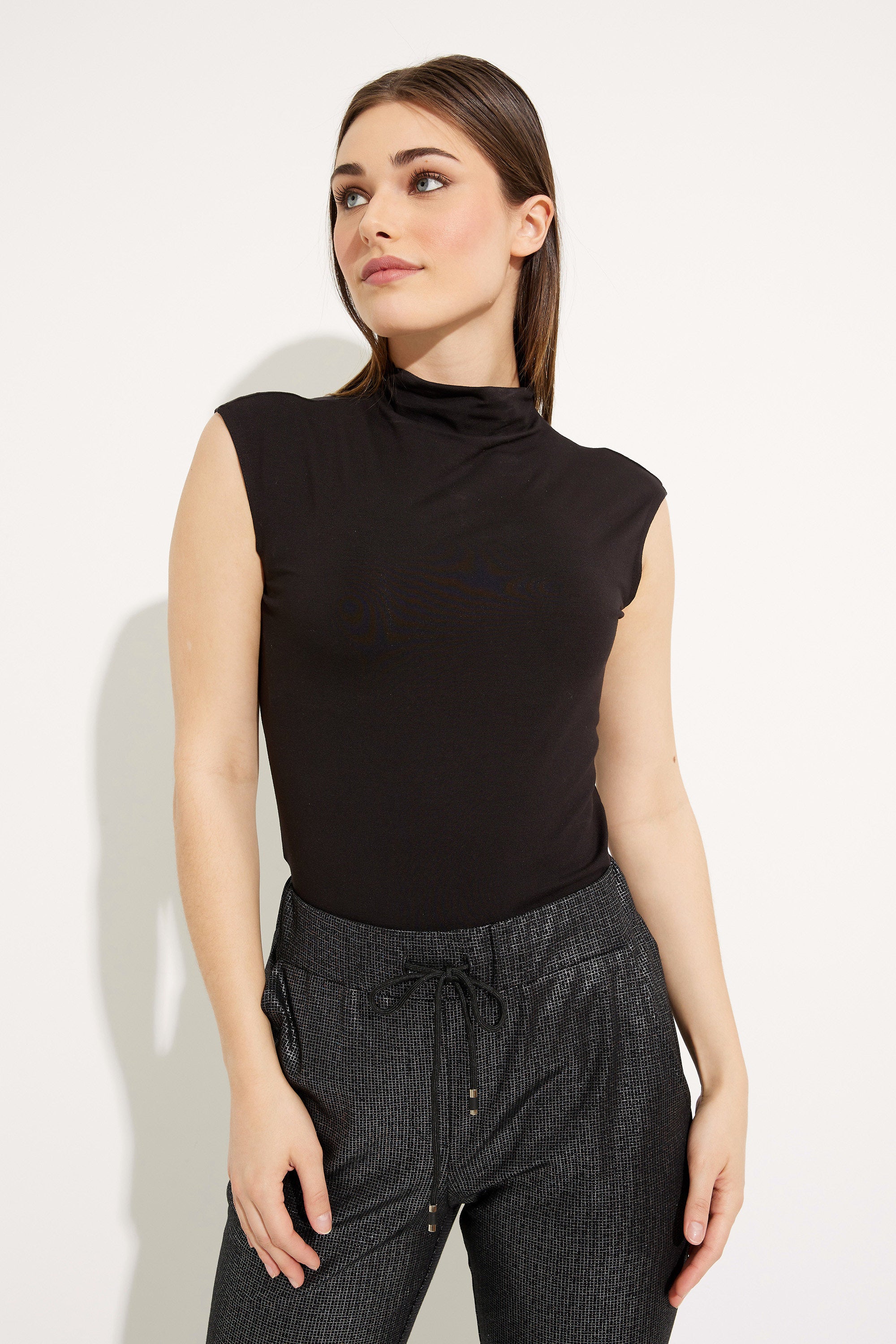Joseph Ribkoff Metallic Drawstring Pants 233001