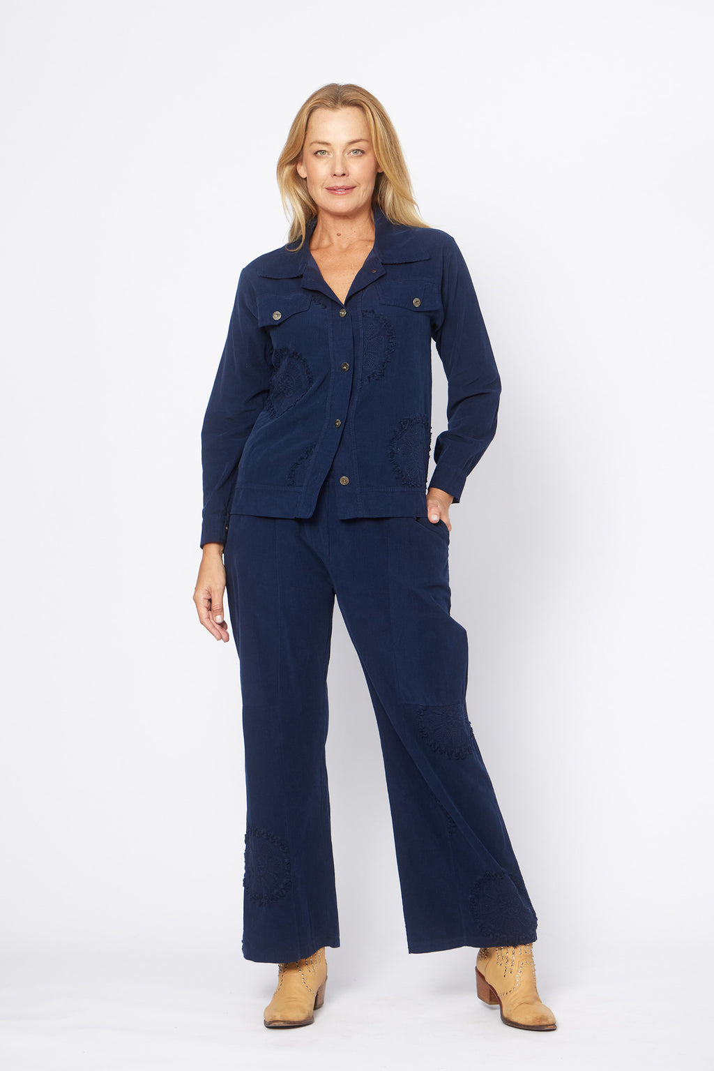 Hot Ice Collection Wide Leg Cord Pants LSP26-168