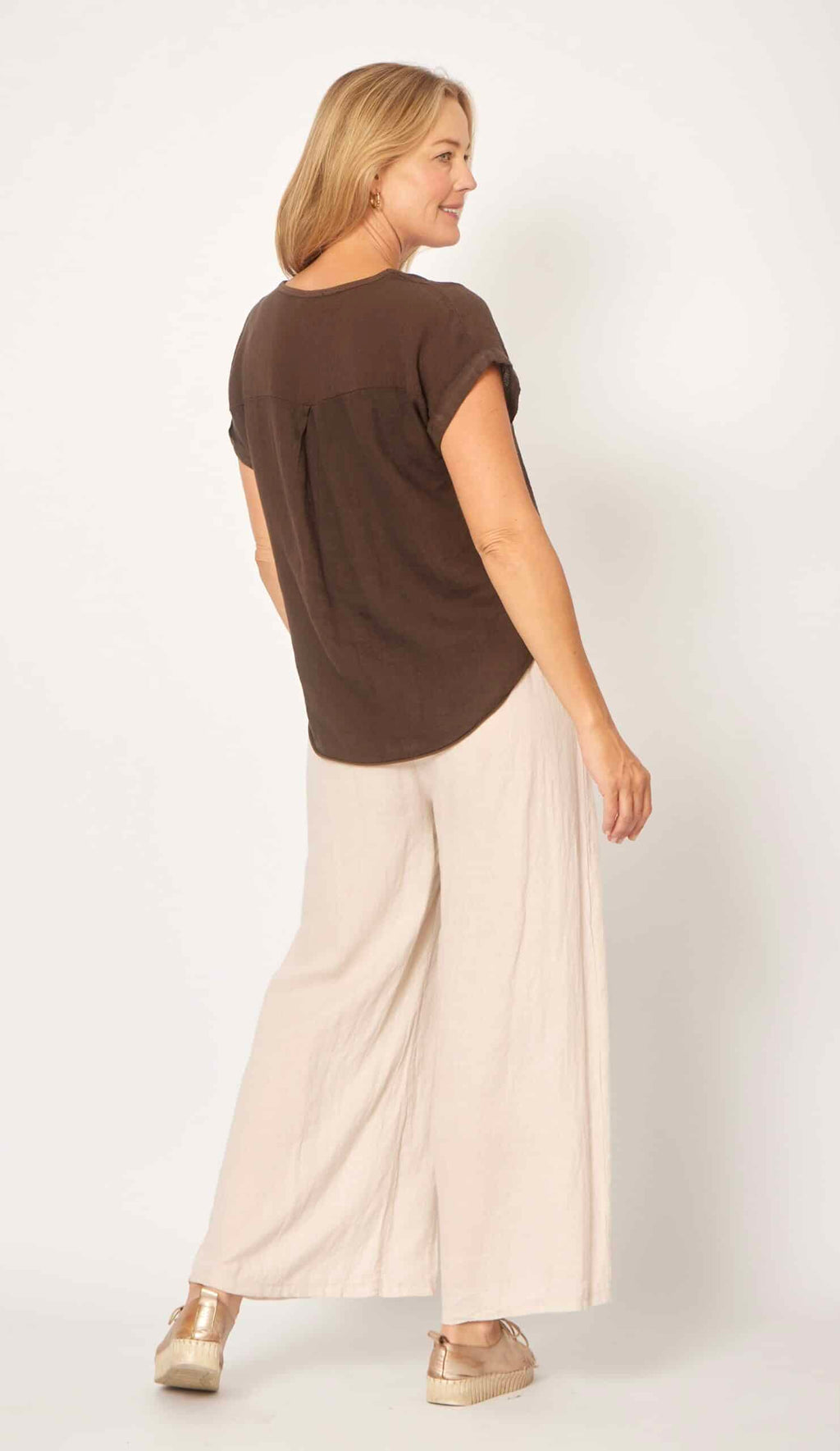 Hot Ice Collection Linen Top LST19-237