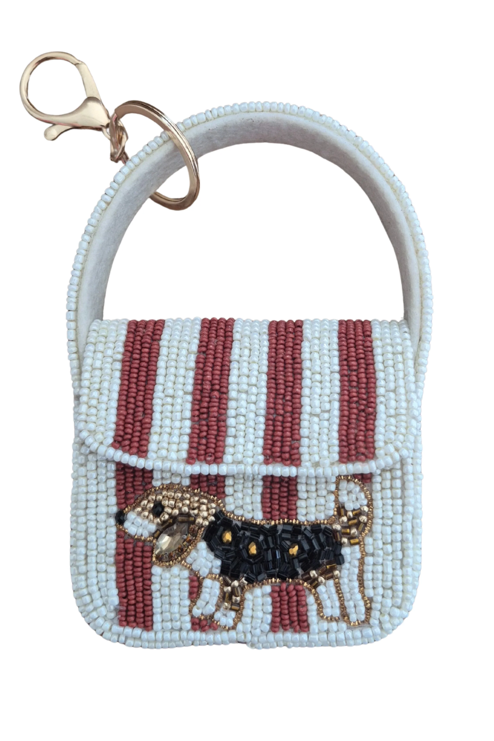 Zoda Mini Beaded Handbag Keychain SKBG3002