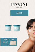 LISSE Bundle - Wrinkle Smoothing Cream 50ml + Plumping Booster Serum 50ml + FREE Pouch