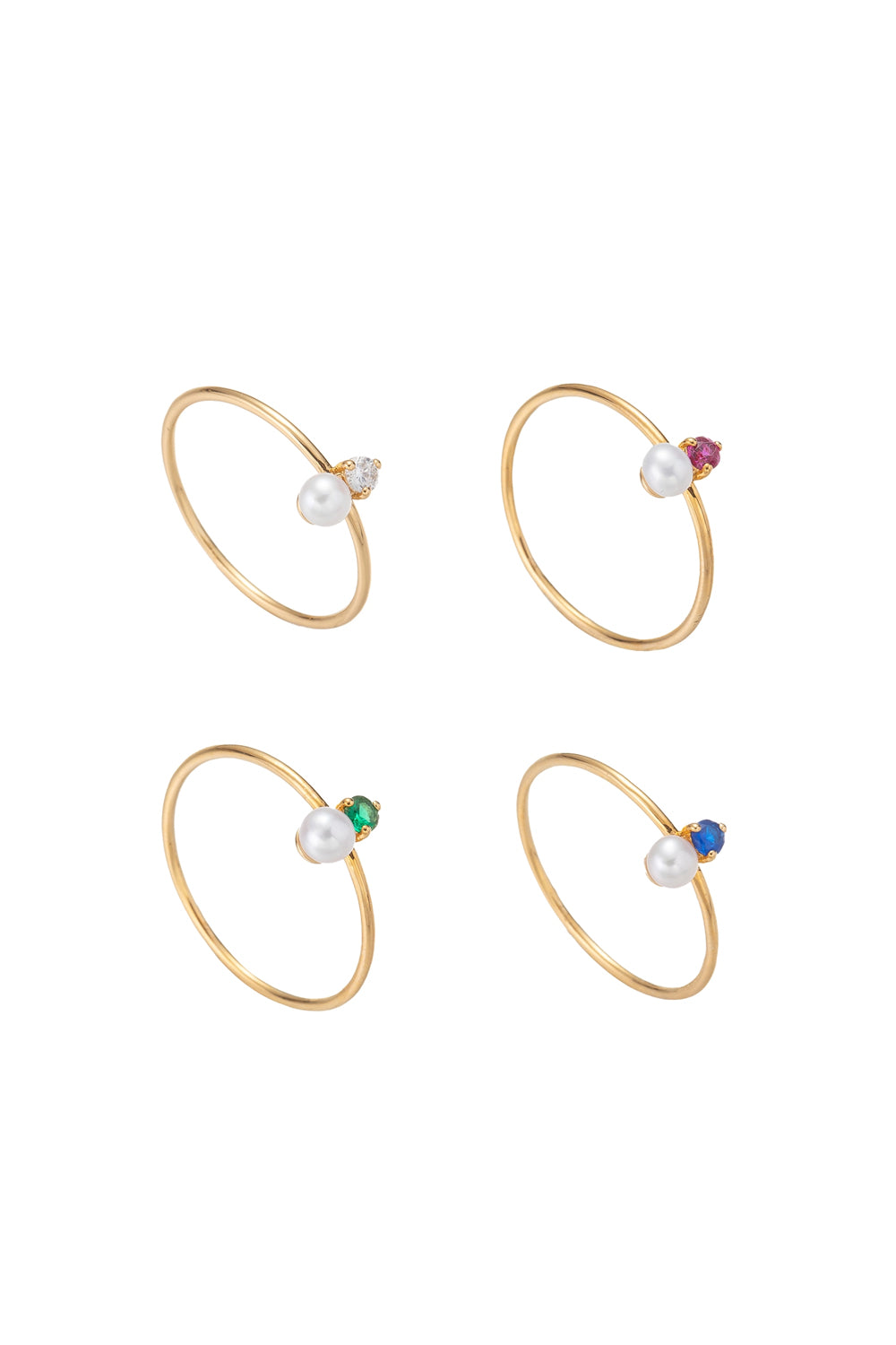Blue Scarab LILY Rings