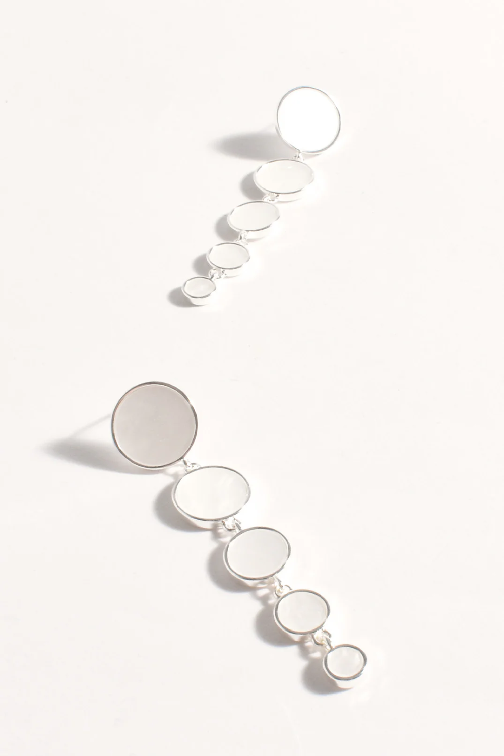 Adorne Graduated Shell Earrings AED4157