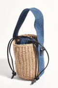 Adorne Alexa Denim Weave Mini Basket AXD1926