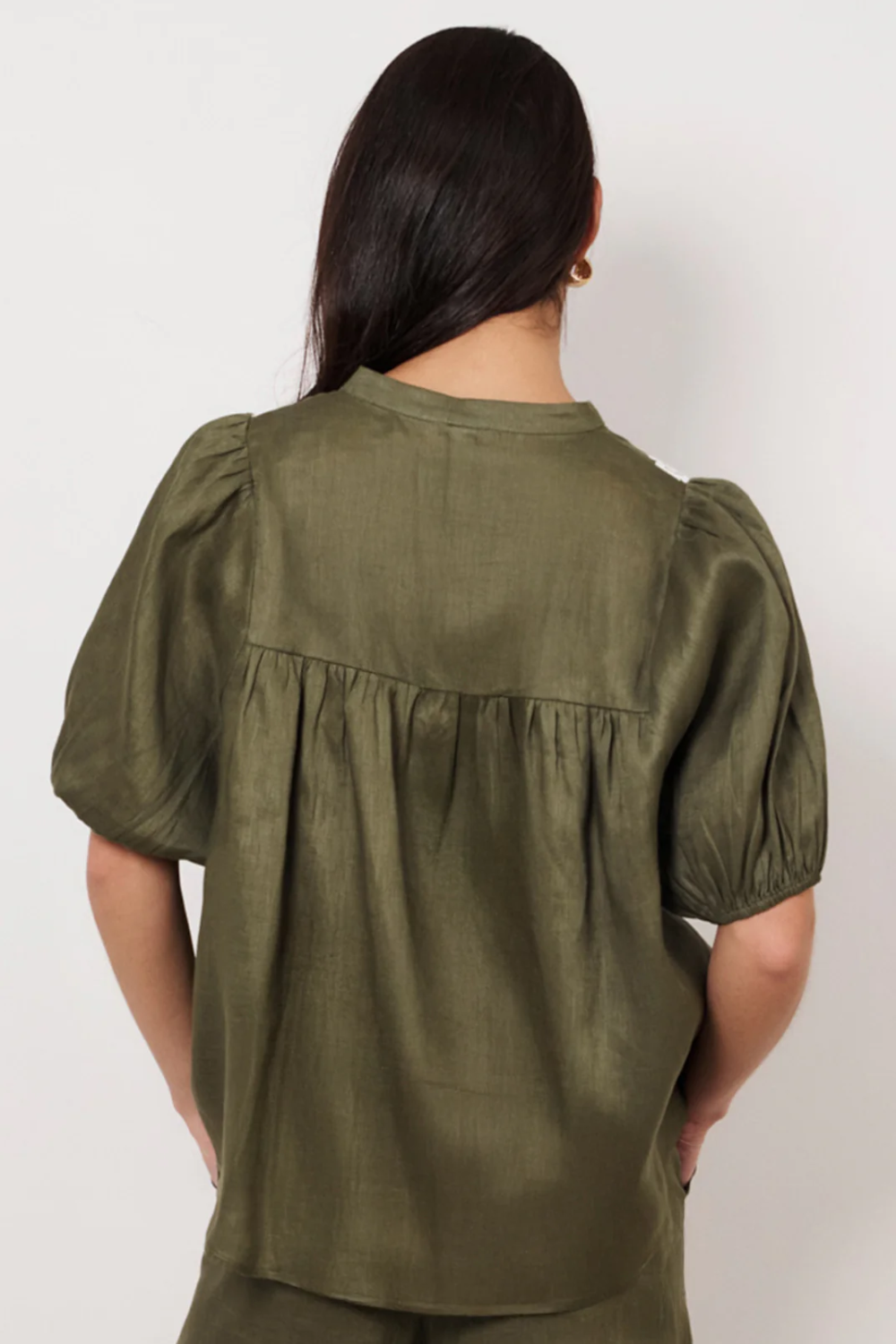 Adorne Palmer Embroidered Boho Top AJD2142