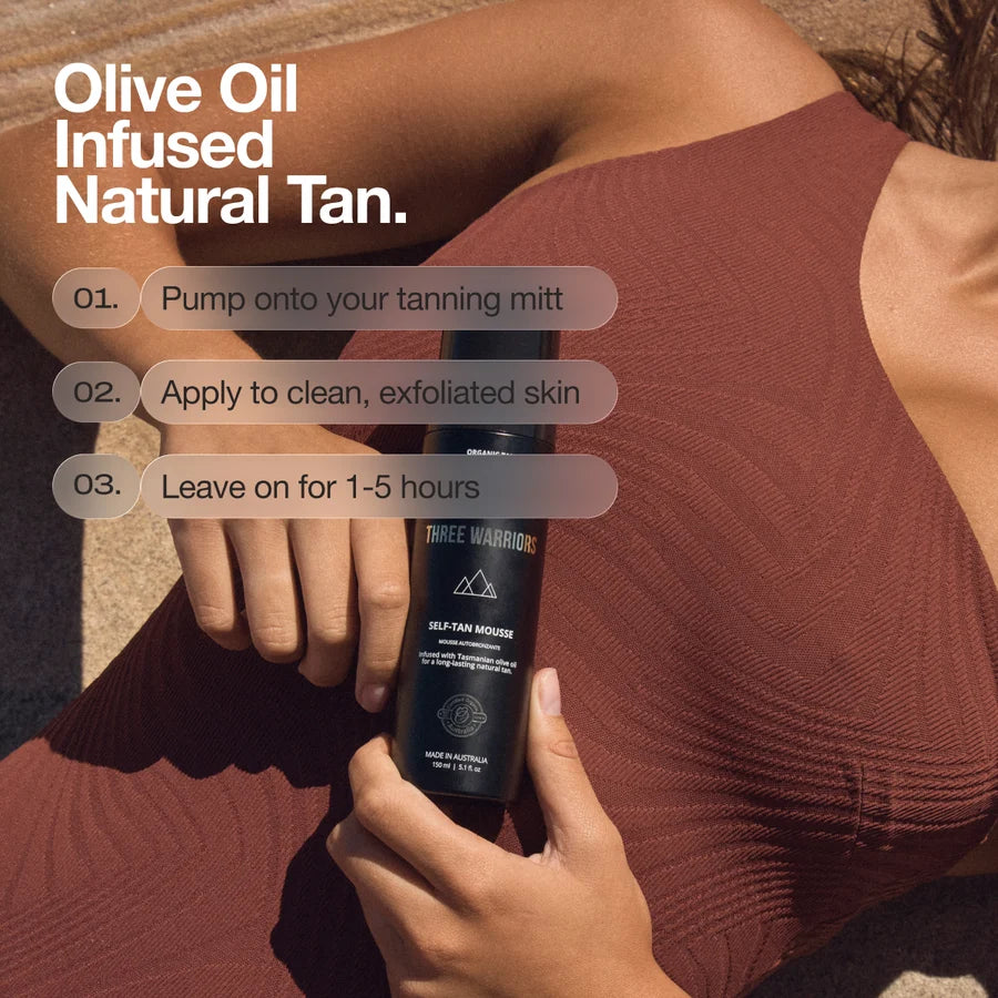 Three Warriors Self Tanning Mousse