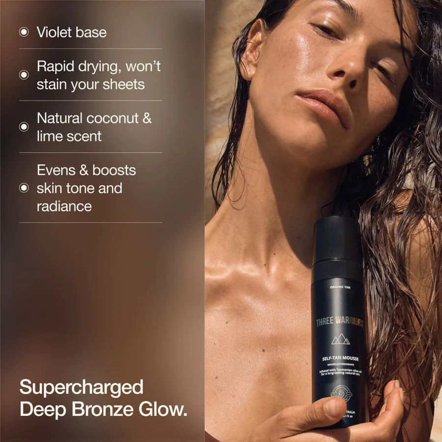 Three Warriors Self Tanning Mousse