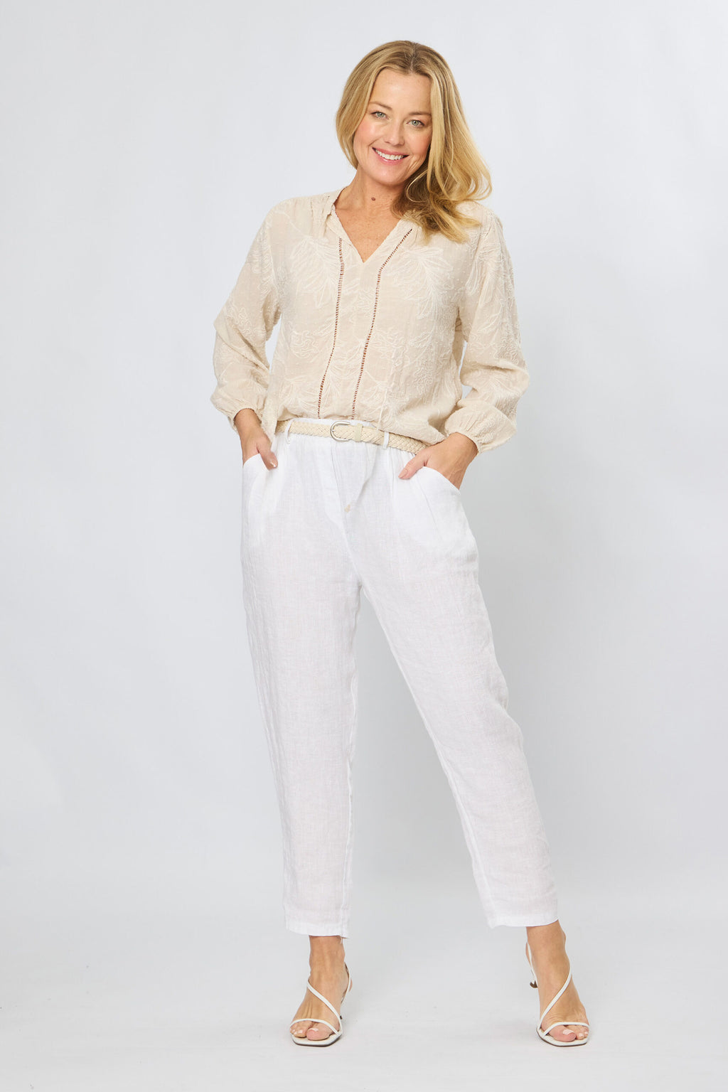 Hot Ice Collection Embroidered Top LST25-604