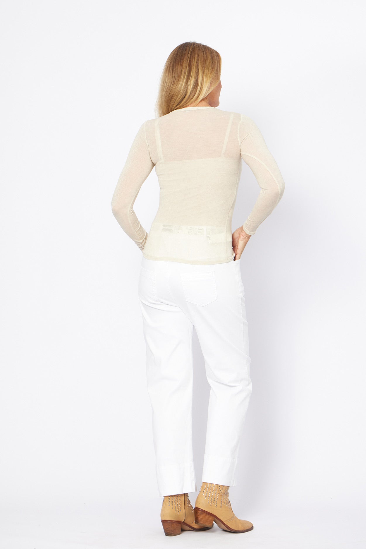 Hot Ice Collection Cashmere Modal Top LSTEE26-2