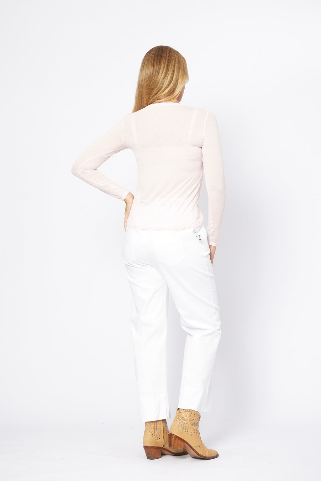 Hot Ice Collection Cashmere Modal Top LSTEE26-2