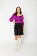 Joseph Ribkoff Buttoned Mini Pencil Skirt 243238